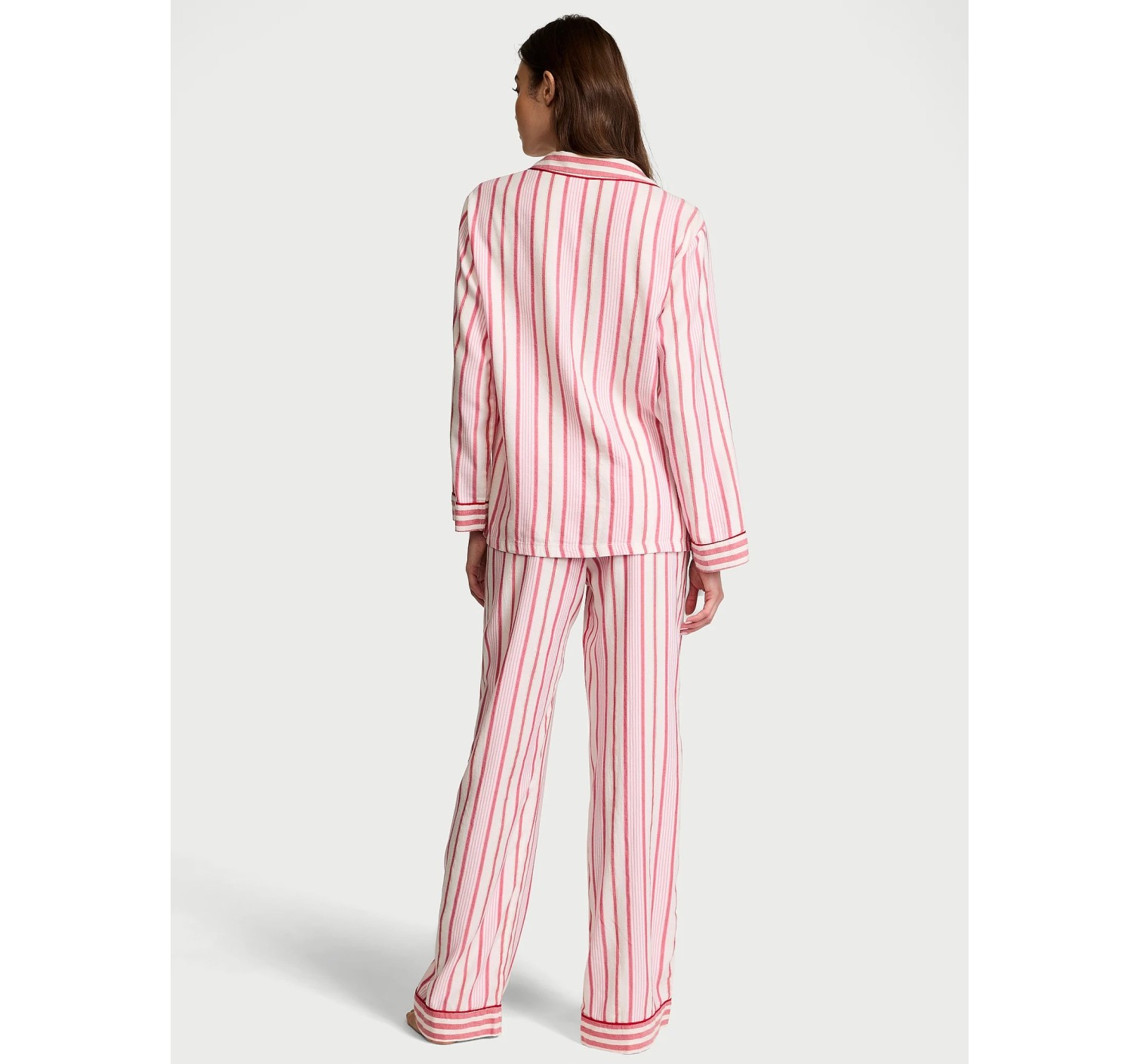 Пижама Flannel Long Pajama Set Candy Cane Stripes