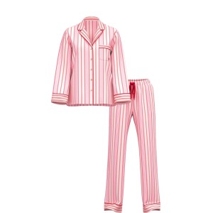 Пижама Flannel Long Pajama Set Candy Cane Stripes