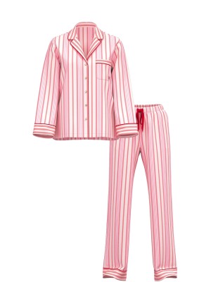 Піжама Flannel Long Pajama Set Candy Cane Stripes
