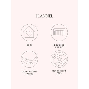 Пижама Flannel Long Pajama Set Candy Cane Stripes