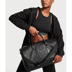 Сумка Duffle Bag Black Embossed Logo