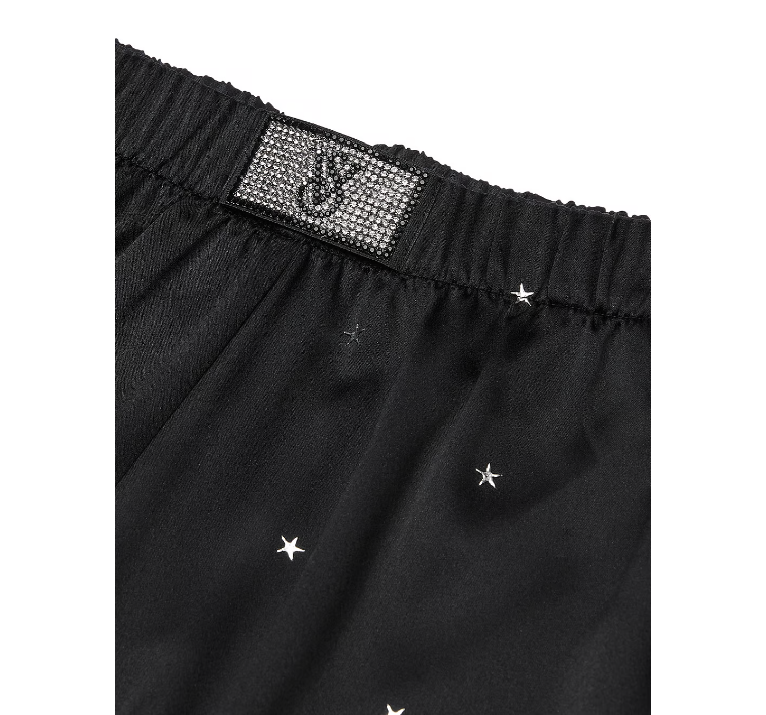 Піжама Glazed Satin Dew Drop Long Pajama Set Black