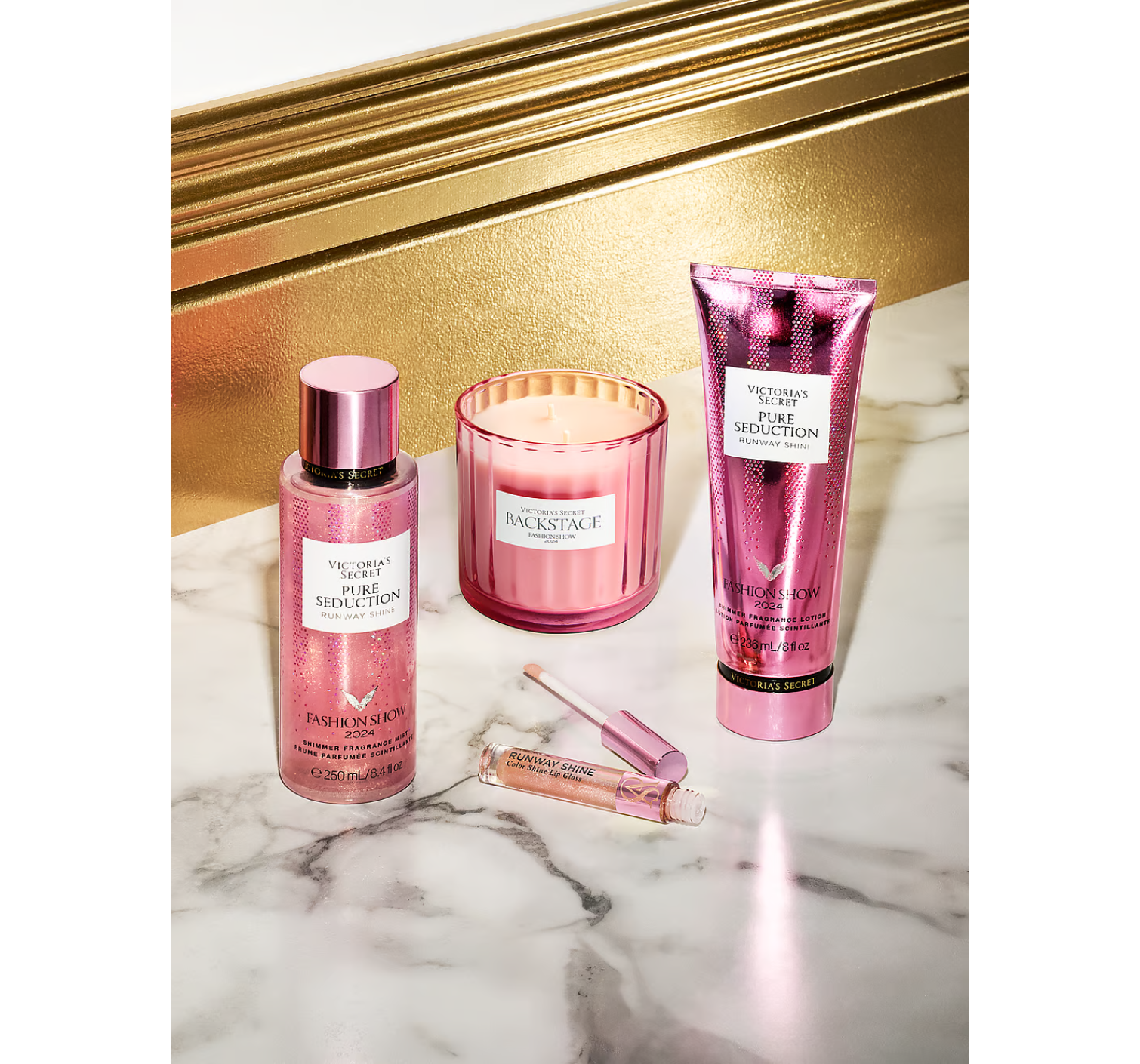 Спрей с шиммером Runway Shine Body Mist Pure Seduction
