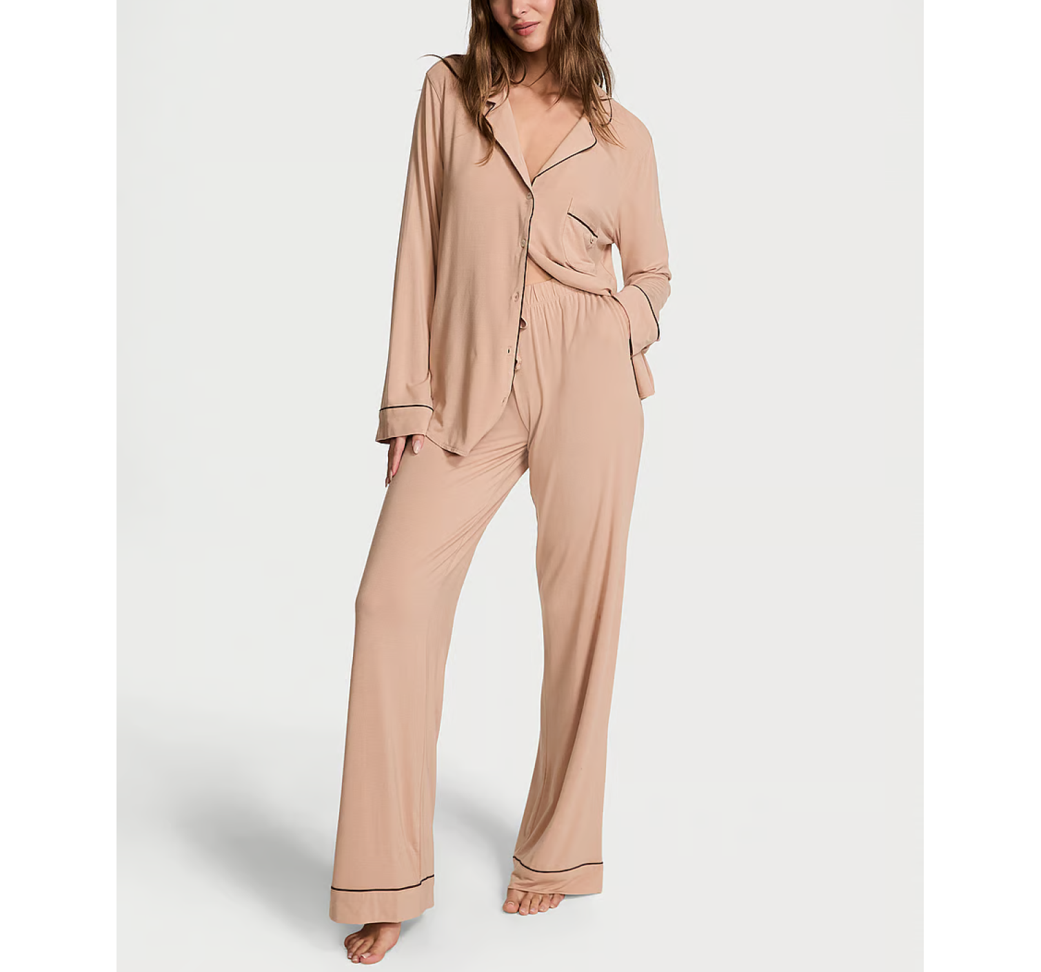 Пижама Modal Long Pajama Set Praline