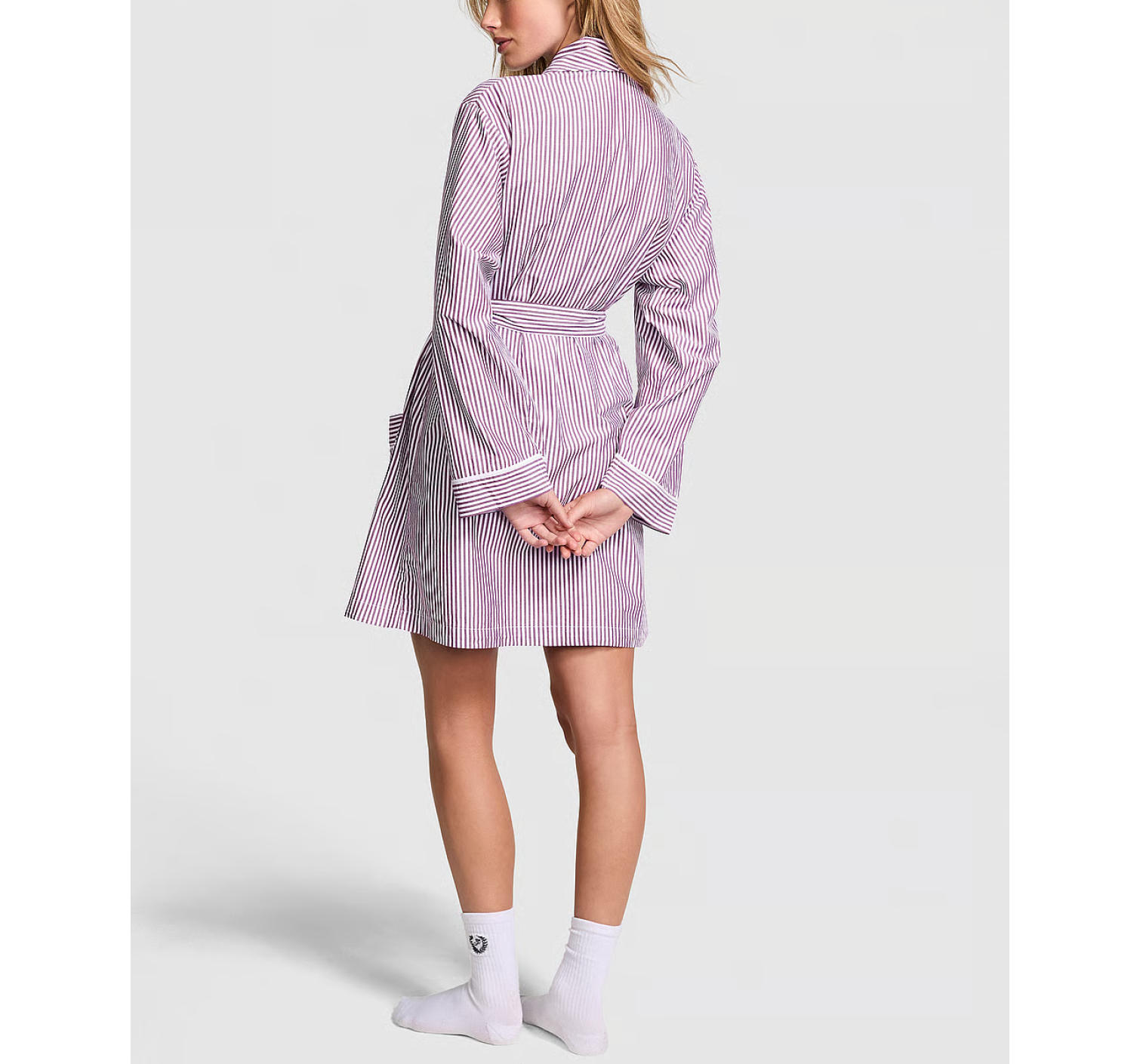 Халат Cotton Poplin Short Robe Violet