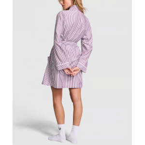 Халат Cotton Poplin Short Robe Violet