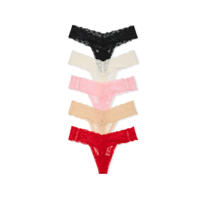 Набор трусиков 5-Pack Lace Thong Panties Multi