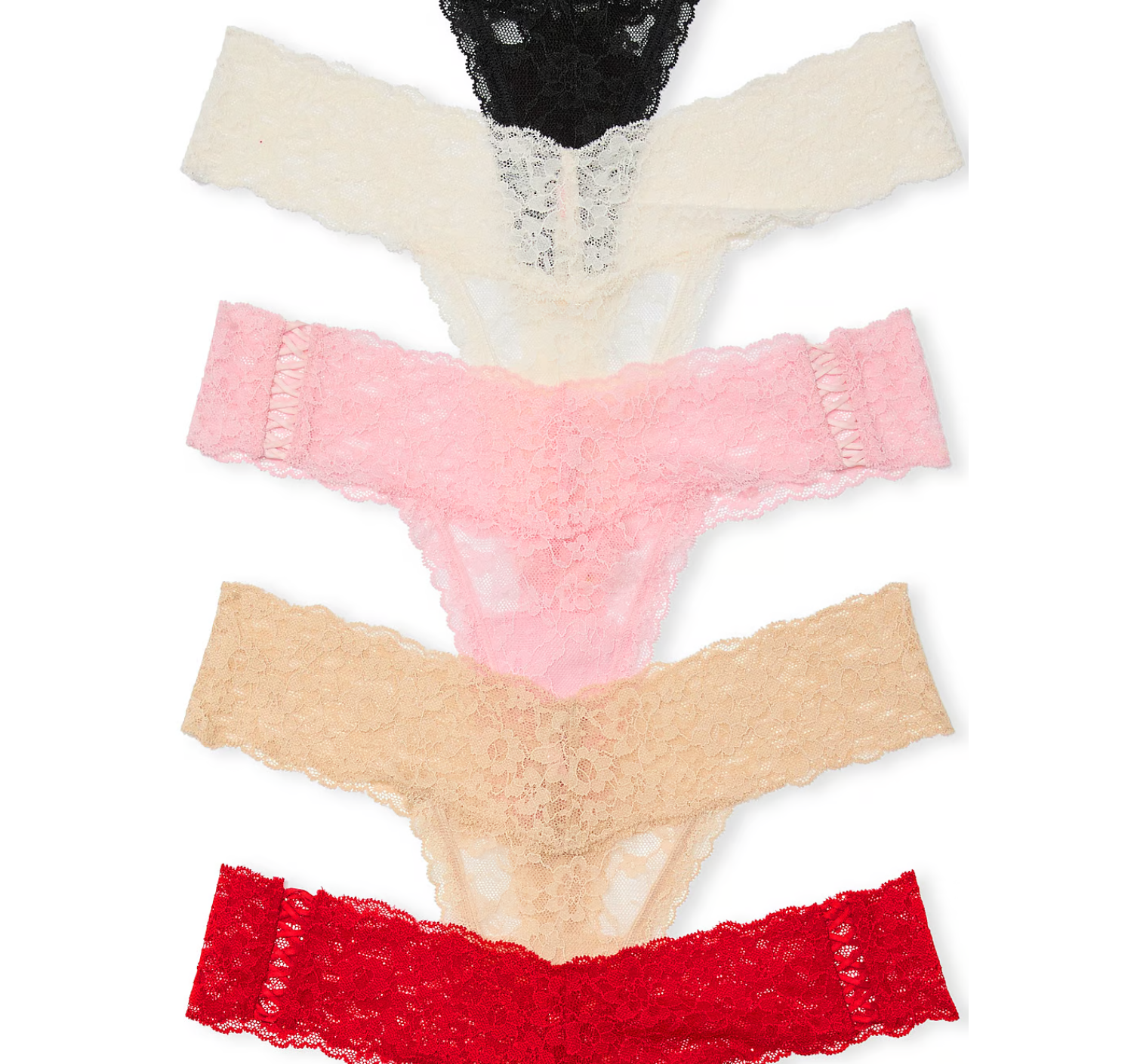 Набор трусиков 5-Pack Lace Thong Panties Multi