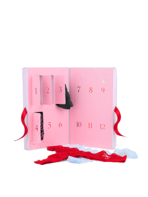 Адвент календарь трусиков 12-Pack Thong Panties Holiday Advent Calendar