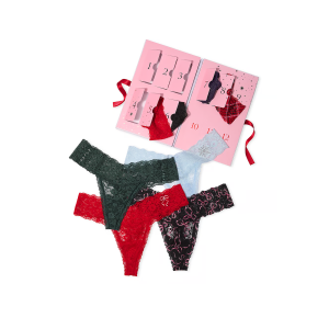 Адвент календар трусиків 12-Pack Thong Panties Holiday Advent Calendar