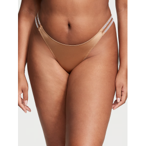 Трусики Shine Strap Brazilian Panty Toffee