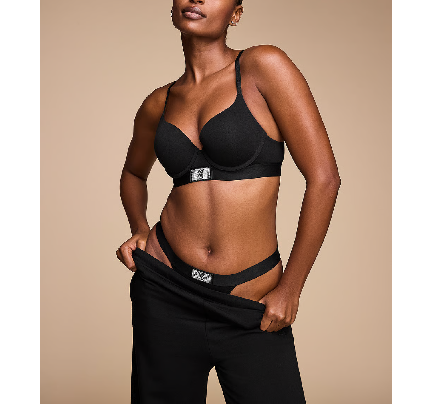 Бюстгальтер Shine Patch Push-Up Perfect Shape Bra Black