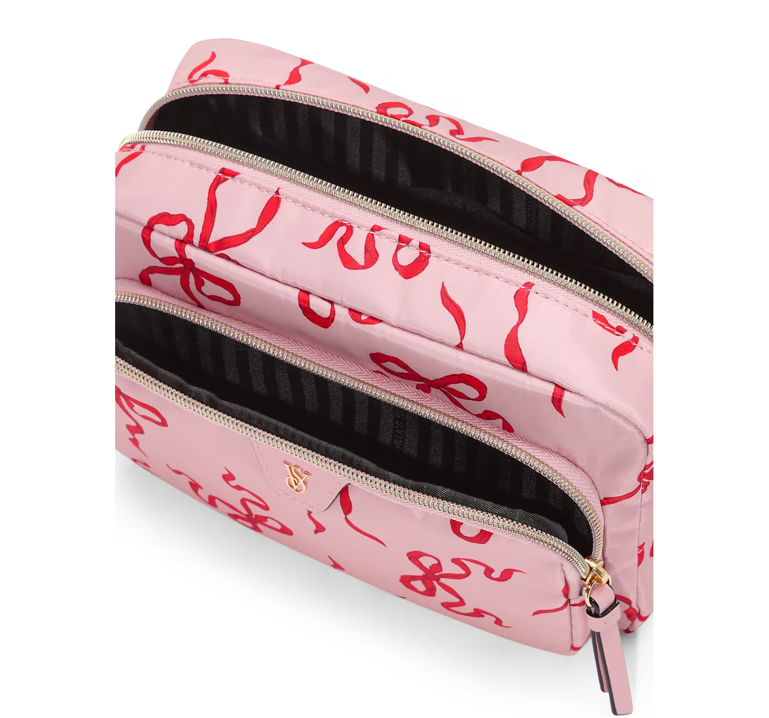 Косметичка Travel Makeup Pouch Pink and Red Bow