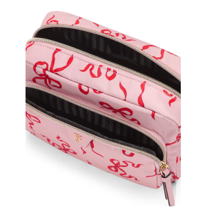 Косметичка Travel Makeup Pouch Pink and Red Bow