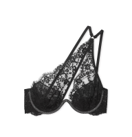 Бюстгальтер Dream Angels Twinkle Lace One-Shoulder Monowire Bra Black