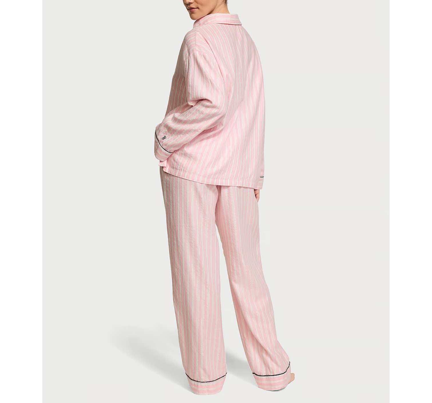 Піжама Flannel Popover Long Pajama Set Pretty Blossom
