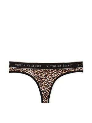 Трусики Logo Cotton Thong Panty Leo