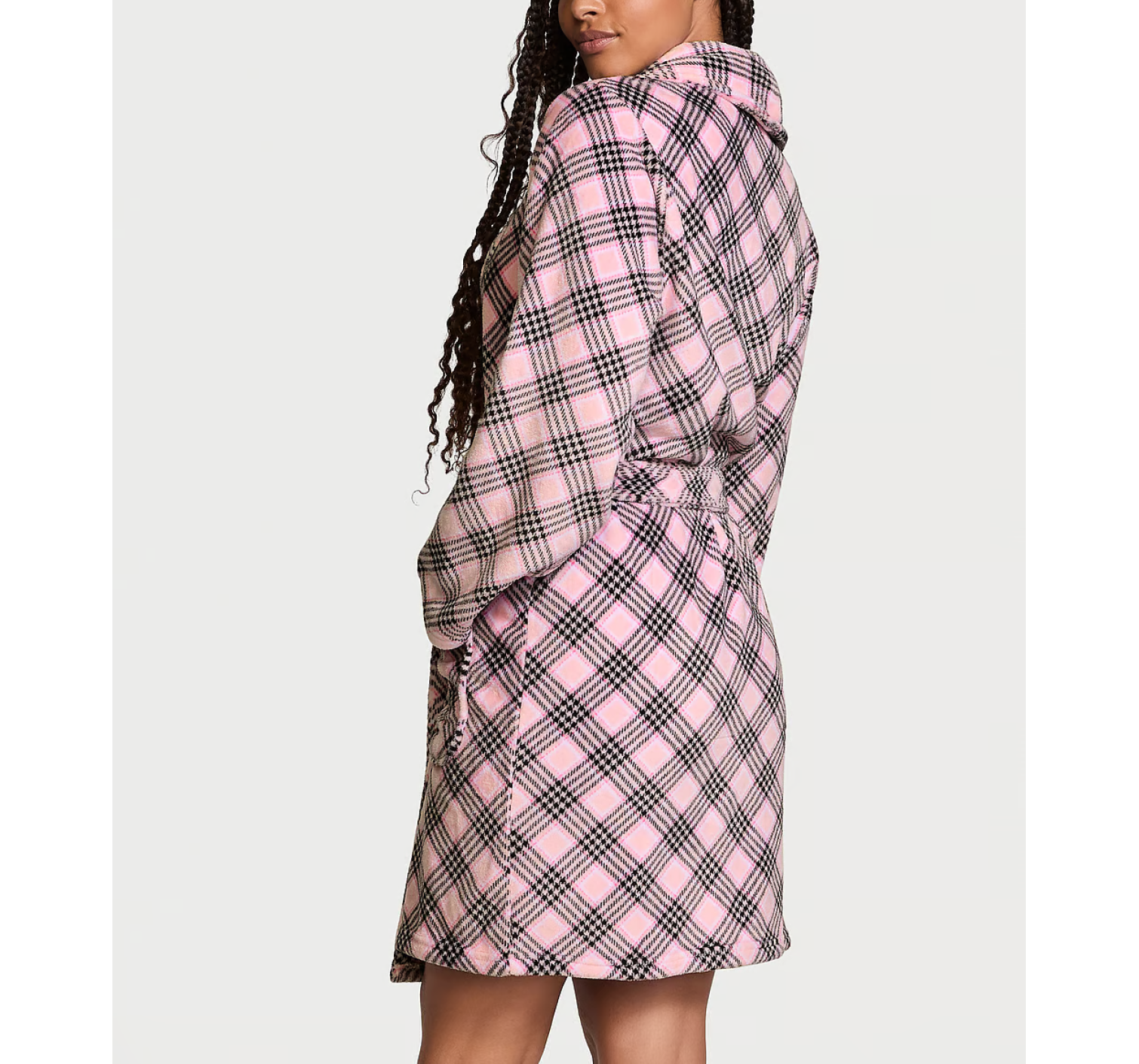 Халат Victoria Secret Short Cozy Robe Print