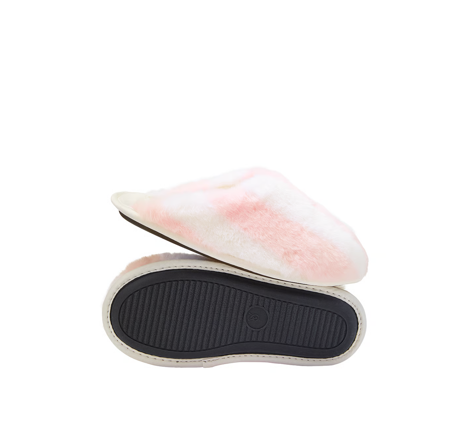 Домашні капці Closed-Toe Faux Fur Slippers Heritage Stripe