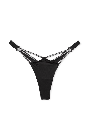 Трусики Starstruck Shine High-Leg Thong Panty Black