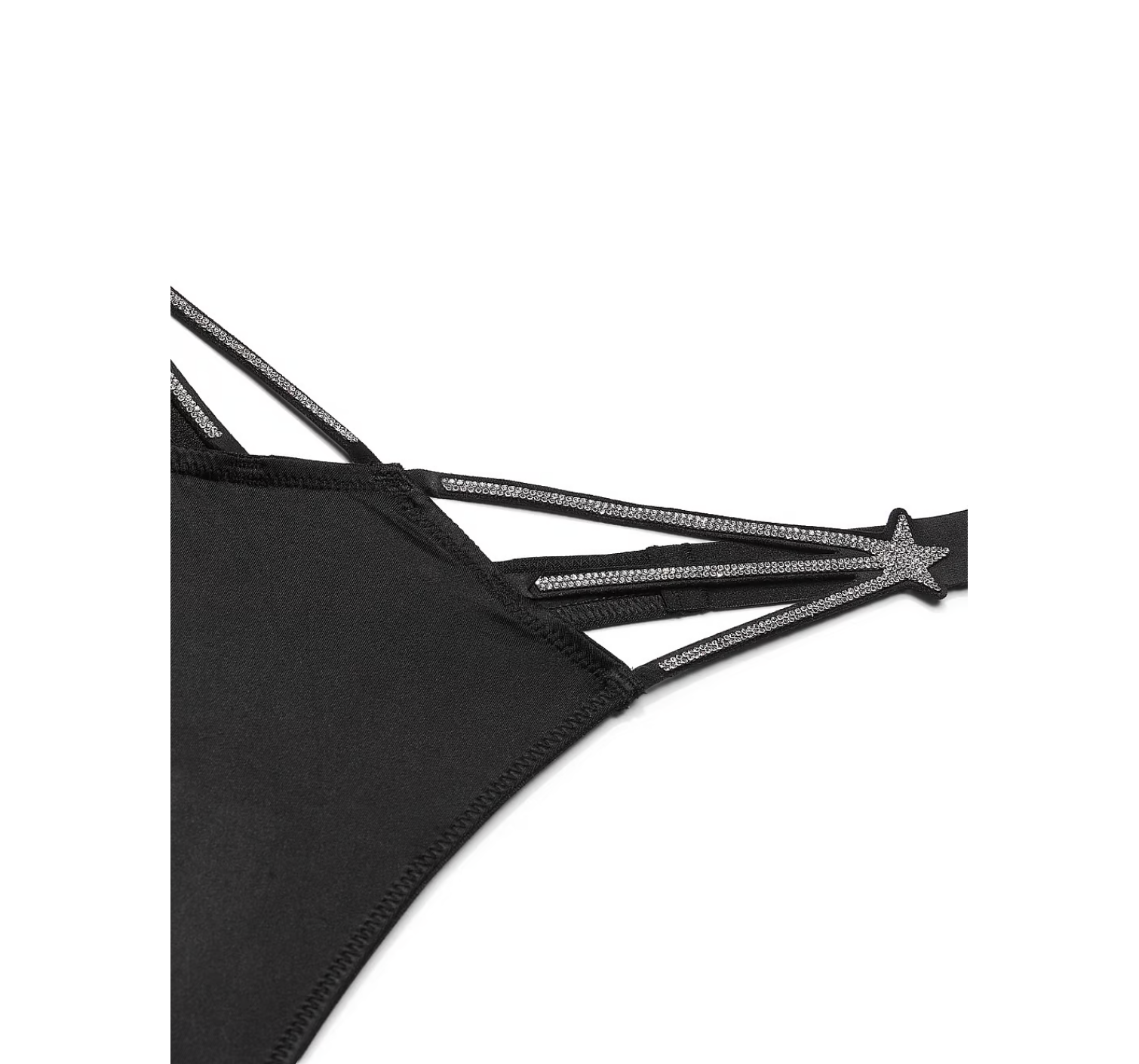 Трусики Starstruck Shine High-Leg Thong Panty Black