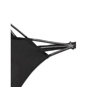 Трусики Starstruck Shine High-Leg Thong Panty Black