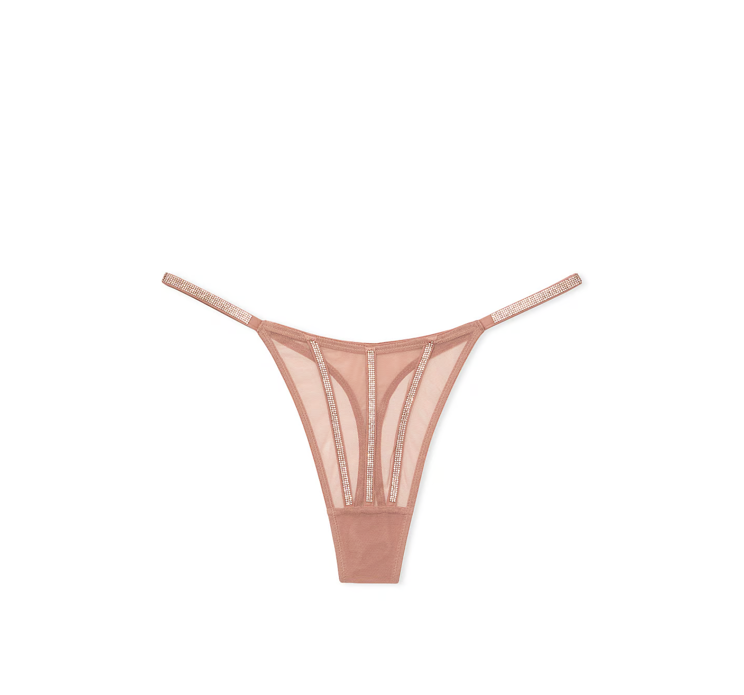 Комплект белья Sheer Shine Unlined Low-Cut Demi Bra Set Almond Beige