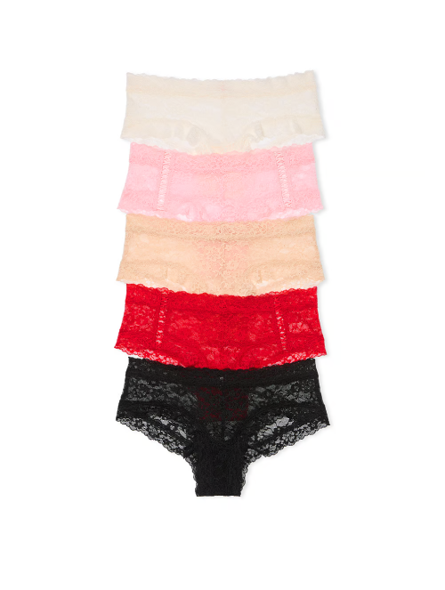 Набор трусиков 5-Pack Lace Cheeky Panties Multi