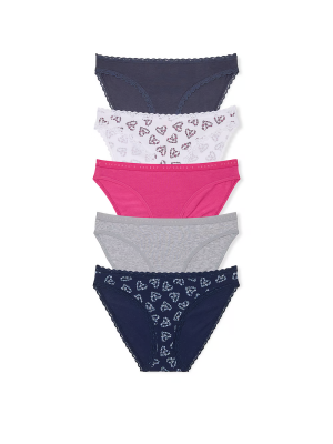 Набір трусиків 5-Pack Stretch Cotton Bikini Panties Multi