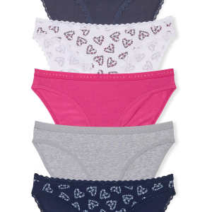 Набір трусиків 5-Pack Stretch Cotton Bikini Panties Multi
