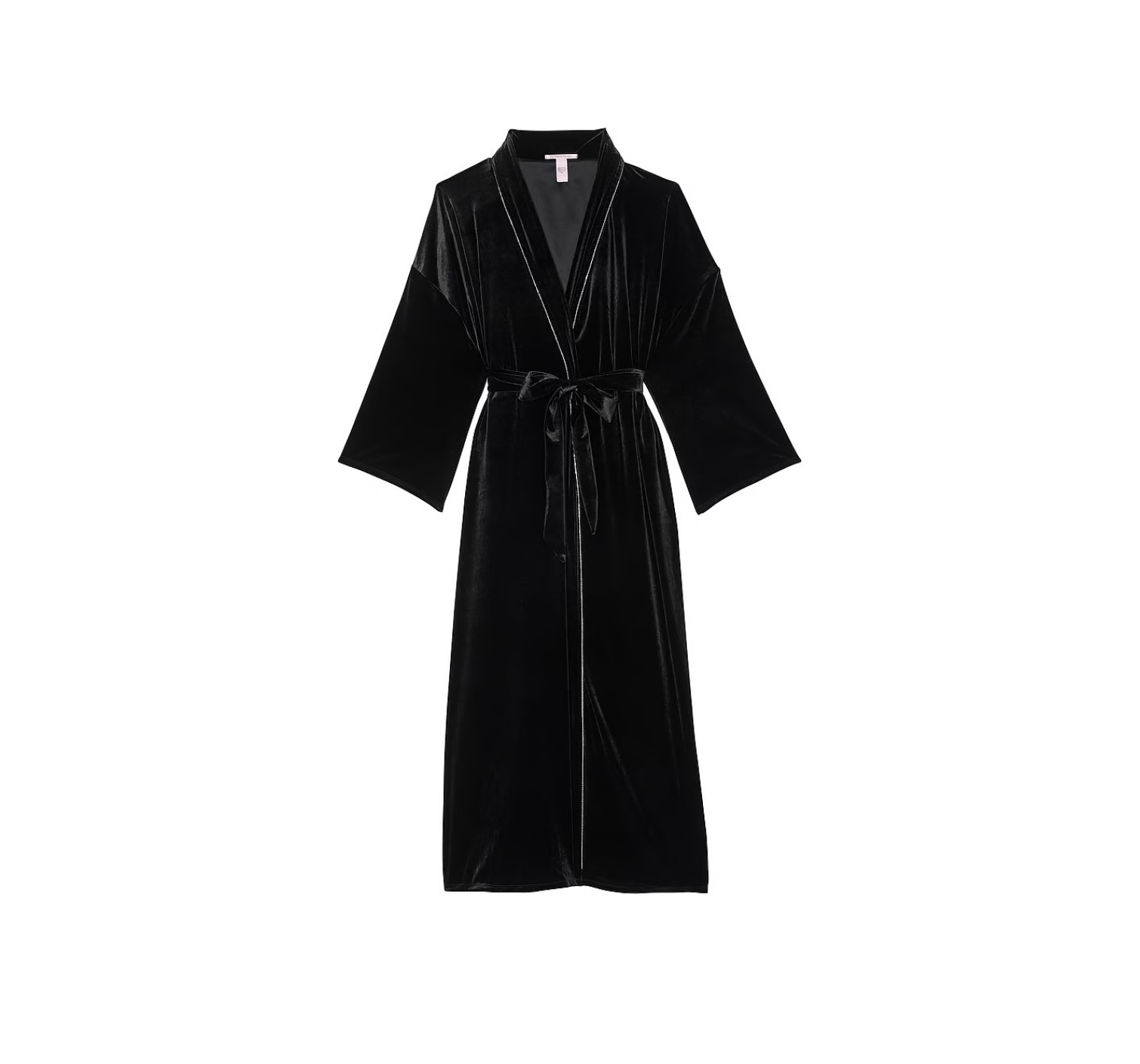 Халат Very Sexy Starstruck Velvet Embellished Long Robe Black