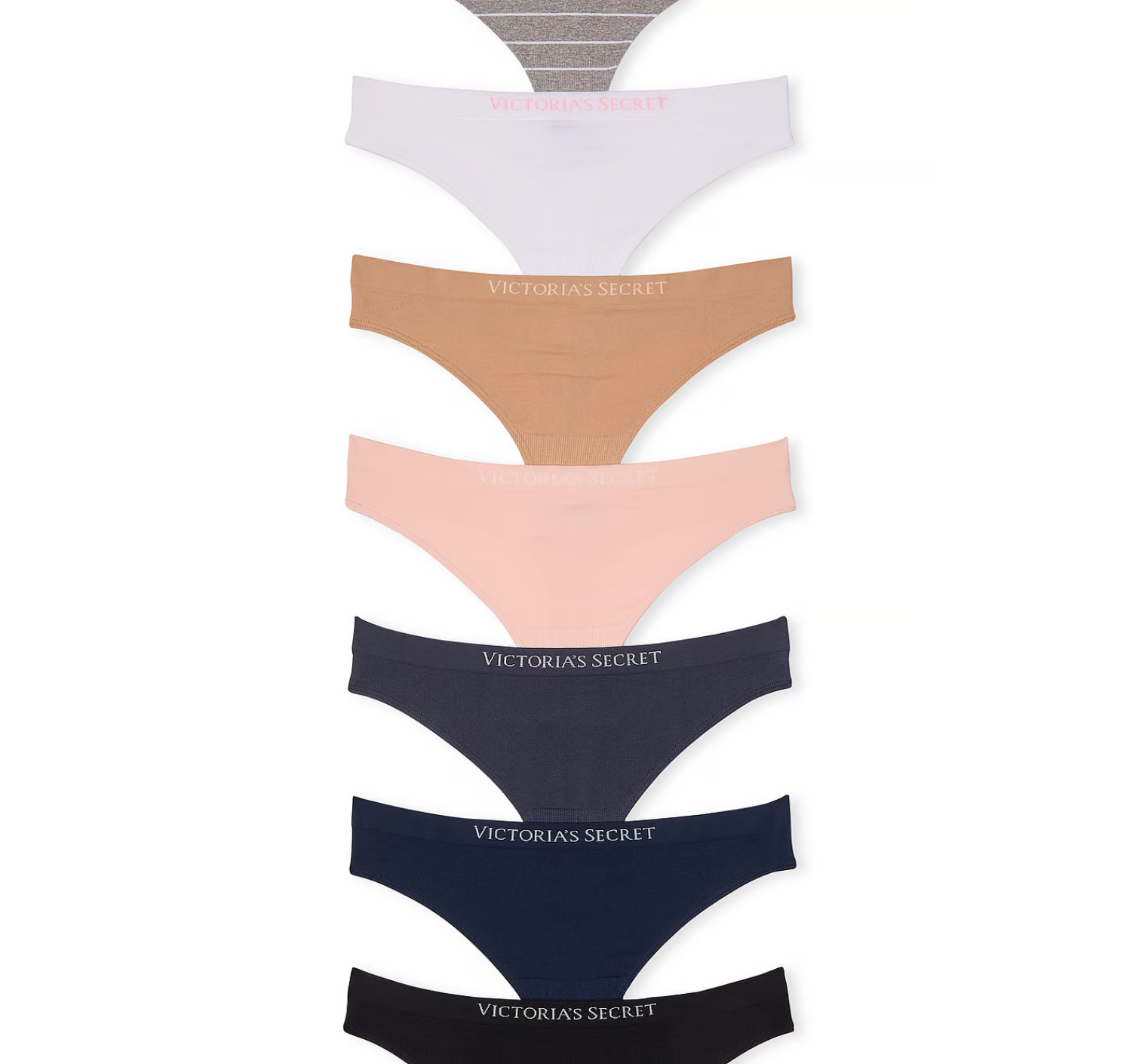 Набор трусиков 7-Pack Seamless Thong Panties Multi