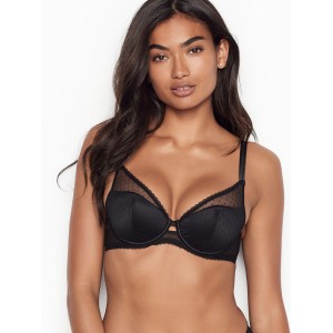 БЮСТГАЛЬТЕР VERY SEXY BRA Plunge bra - Victoria’s Secret - black lace- 34B(р)