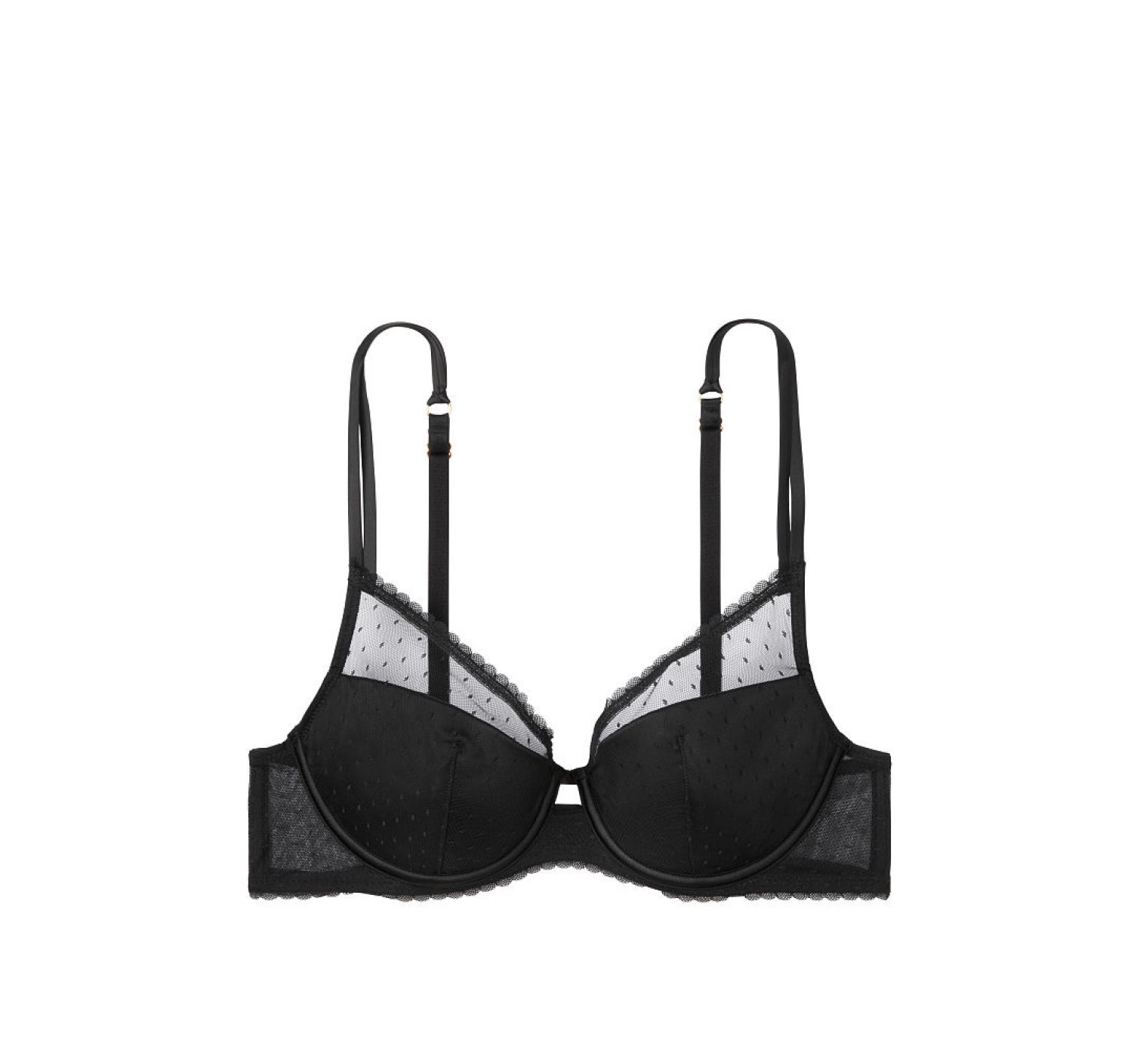 БЮСТГАЛЬТЕР VERY SEXY BRA Plunge bra - Victoria’s Secret - black lace- 34B(р)