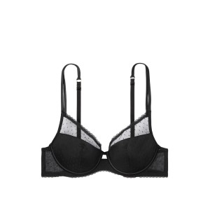 БЮСТГАЛЬТЕР VERY SEXY BRA Plunge bra - Victoria’s Secret - black lace- 34B(р)