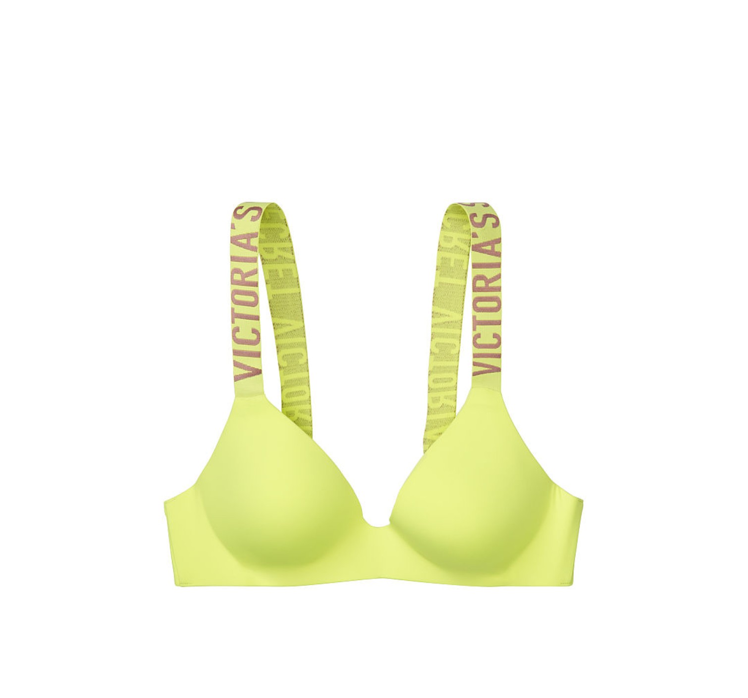 БЮСТГАЛЬТЕР LOGO BRA LIGHTLY LINED WIRELESS - ELECTRO - VICTORIA’S SECRET - 32C(р)