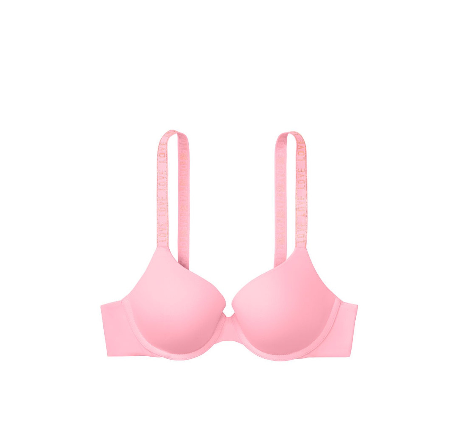 Бюстгальтер Victoria’s Secret Logo Bra T-shirt Push-up SWEET ROSETTE