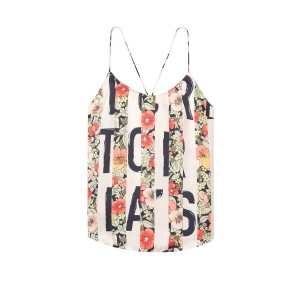 Сатиновая майка Victoria’s Secret Satin Cami FLORAL LOGO