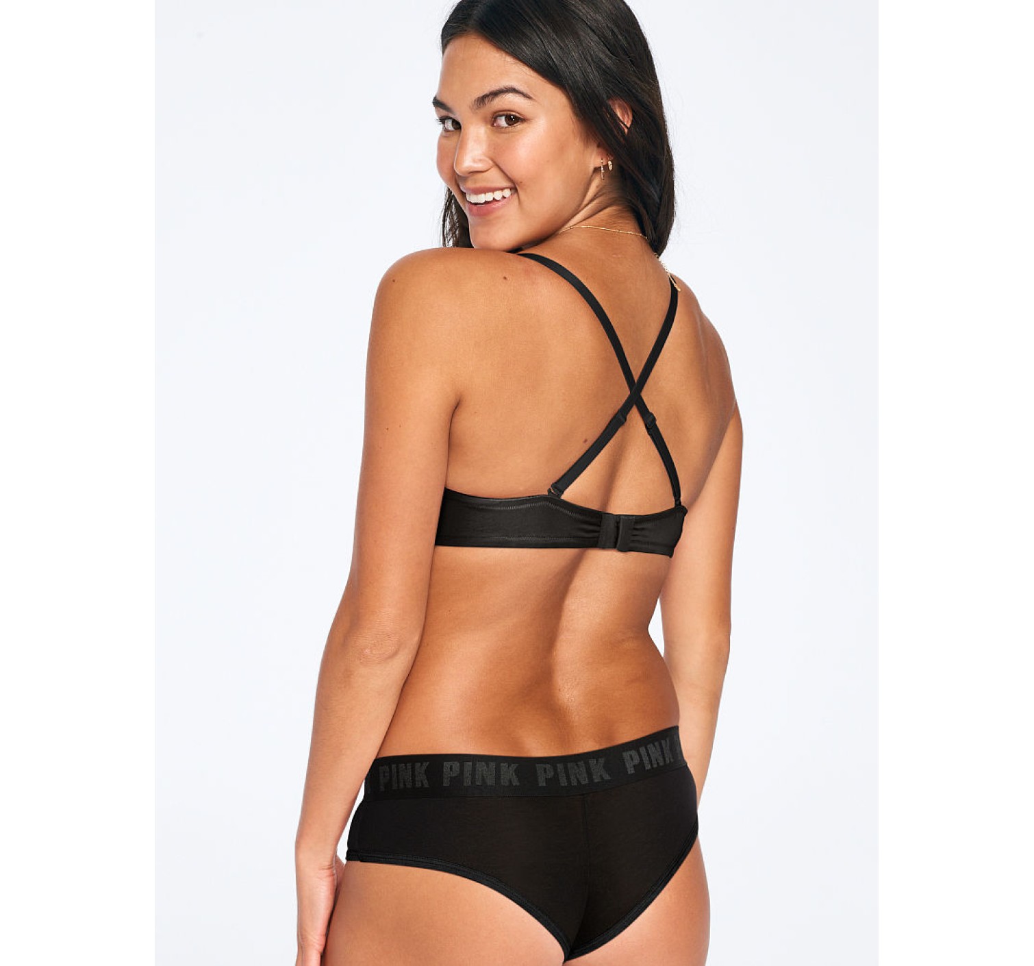 Бюстгальтер Victoria's Secret PINK PUSH-UP Bra Black