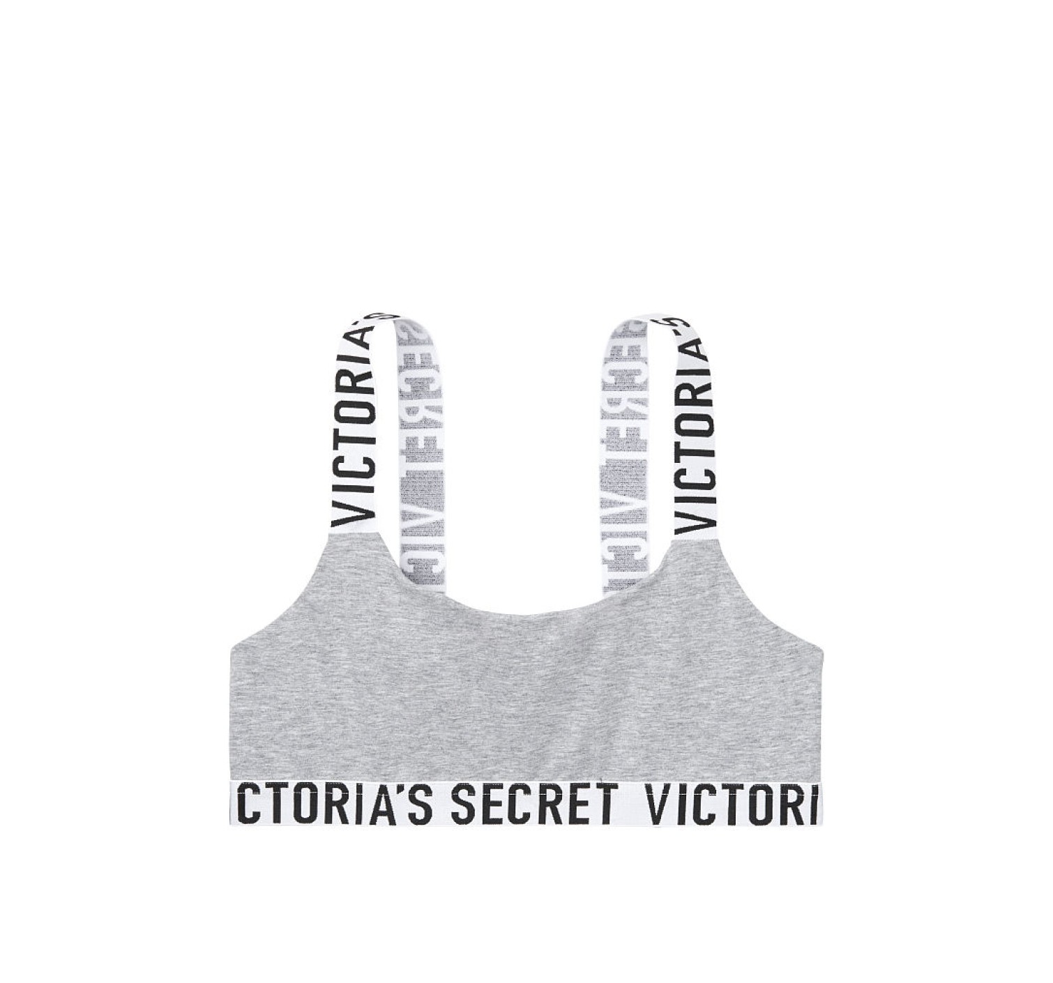 БЮСТГАЛЬТЕР BRA - LOGO SCOOP BRALETTE - GREY - VICTORIA'S SECRET