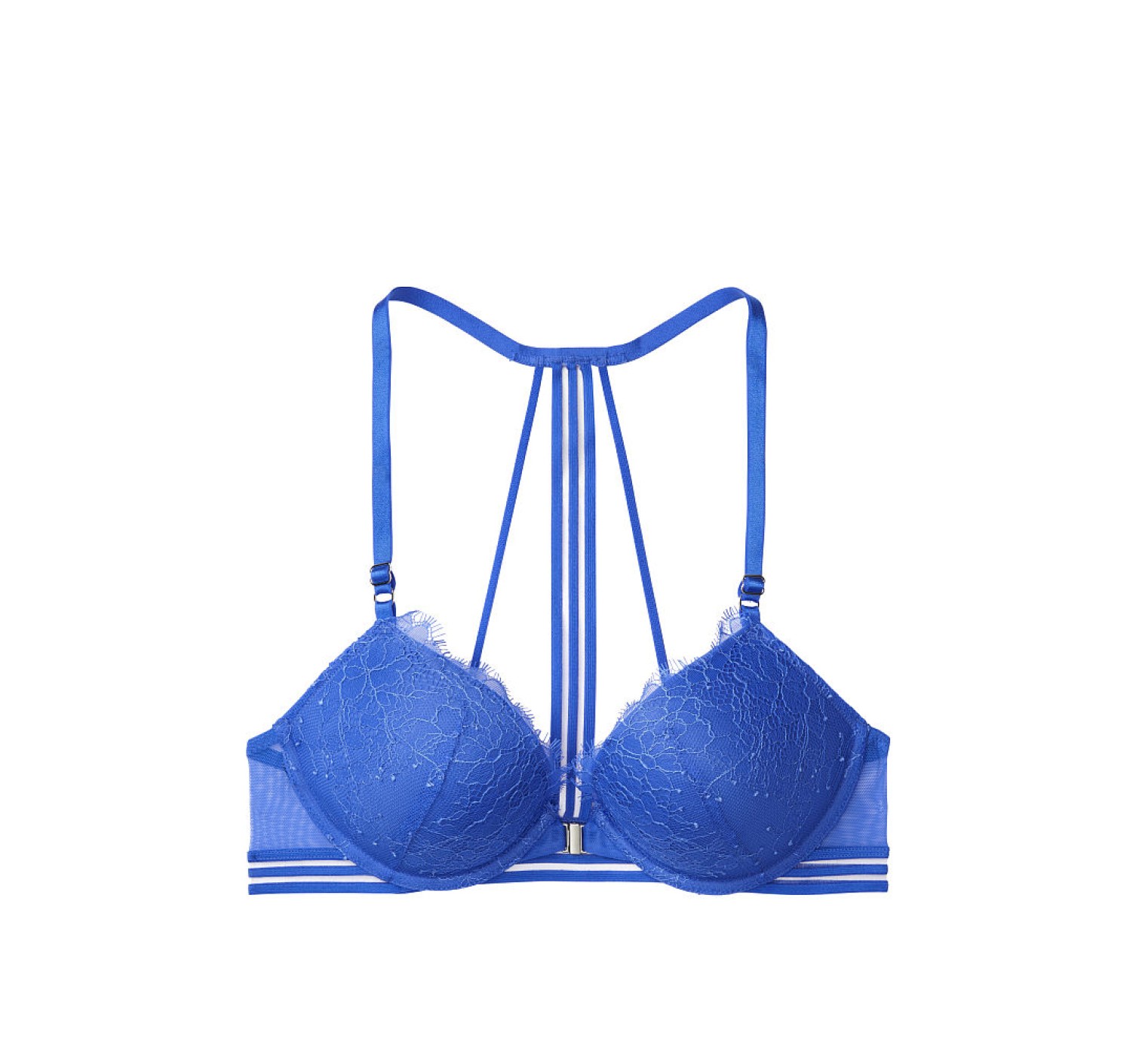 Бюстгальтер Victoria’s Secret Very Sexy Bra Push-up Front Close Lace Vivid Blue