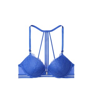 Бюстгальтер Victoria’s Secret Very Sexy Bra Push-up Front Close Lace Vivid Blue