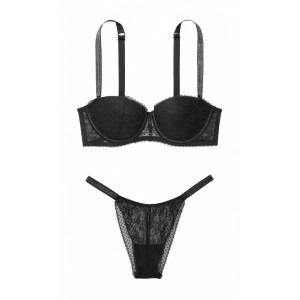 Комплект белья Victoria’s Secret Very Sexy Lightly Lined Shine Strap Balconette Bra set