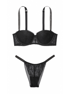 Комплект белья Victoria’s Secret Very Sexy Lightly Lined Shine Strap Balconette Bra set