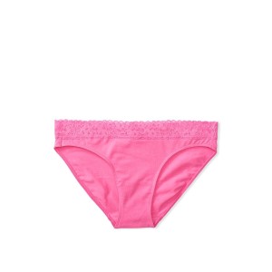Трусики Victoria’s Secret Bikini Cotton Pink Panty
