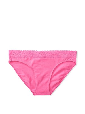 Трусики Victoria's Secret Bikini Cotton Pink Panty