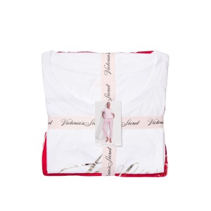 Піжама Victorias Secret Cotton Flannel Long Lounge PJ Set Love