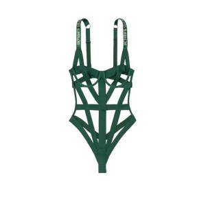 Боди Banded Logo Shine Strap Teddy Envious