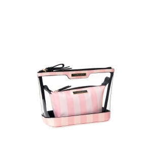 Косметичка Signature stripe Beauty Bag Duo