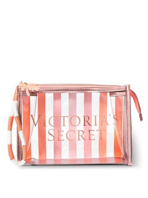 Косметичка в полоску Beauty bag Orange Stripes
